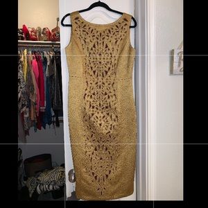 TORY BURCH Gold Dress